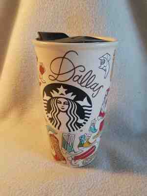 Starbucks 2016 Local Cup Dallas Double Wall Traveler Mug Texas Cowboy Boots - Sold on eBay Apr, 12th 2019 for $21.00