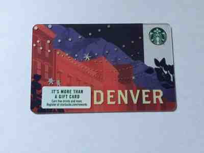 Starbucks New 2018 Denver Card 6156 - Sold on eBay Apr, 21st 2019 for $2.95