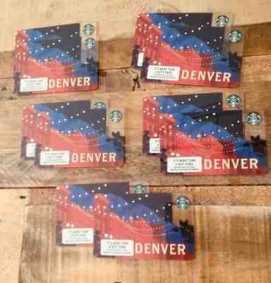 15 Starbucks Denver Gift Cards Brand New No Balance - Sold on eBay Apr, 20th 2019 for $24.99