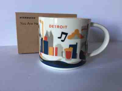 Starbucks Detroit You Are Here YAH Mug NEW IN BOX - Sold on eBay Apr, 22nd 2019 for $28.99