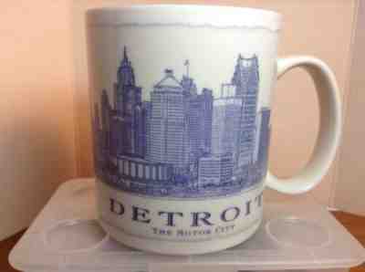 2008 STARBUCKS DETROIT "The Motor City" Architecture Series Coffee Tea Cup Mug - Sold on eBay Apr, 18th 2019 for $12.99