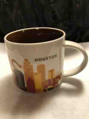 Starbucks 2014 Houston Coffee Mug Texas Skyline You Are Here Collection 14oz - Sold on eBay Apr, 22nd 2019 for $13.50