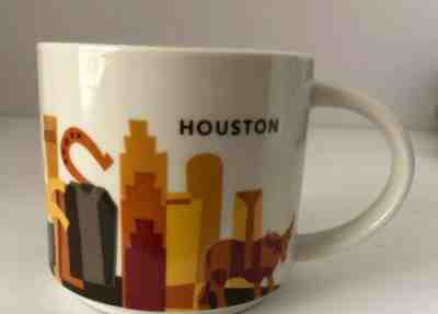 Starbucks You Are Here Collection Mug Houston Longhorn Horseshoe Cowboy Hat - Sold on eBay Apr, 22nd 2019 for $12.19