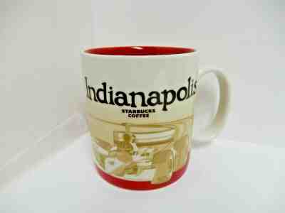 STARBUCKS 2012 "Indianapolis" Indiana Indy 500 Race Car Coffee Mug Tea Cup 16oz  - Sold on eBay Mar, 27th 2019 for $9.95
