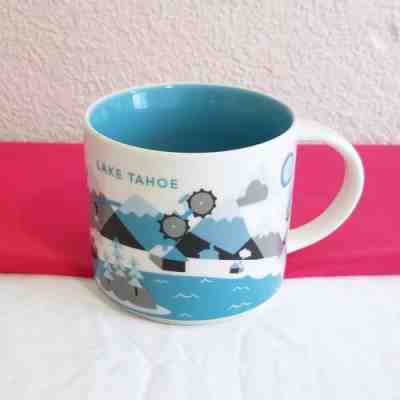 Starbucks 2015 Collectors Lake Tahoe Ceramic 14 oz Mug "You Are Here" Collection - Sold on eBay Apr, 22nd 2019 for $11.40