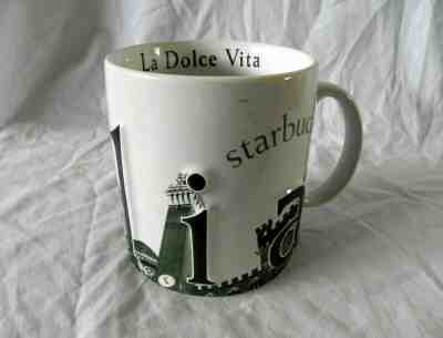 Starbucks Barista ITALIA COFFEE MUG 2003 ITALIAN EDITION II La Dolce Vita - Sold on eBay Apr, 17th 2019 for $10.50