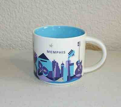 Starbucks MEMPHIS You Are Here Collection Large Mug - 2014 - 14 Fl Oz - Sold on eBay Apr, 19th 2019 for $15.99