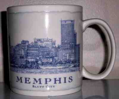 Starbucks Memphis~2007 18 oz~Bluff City Mug - Sold on eBay Mar, 26th 2019 for $11.99