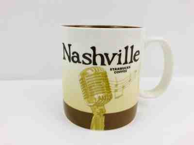 Starbucks 16 oz Coffee Mug Cup Nashville Green Global Icon Series 2010 - Sold on eBay Apr, 23rd 2019 for $21.99