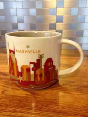 Starbucks You Are Here Collection Coffee Cup Or Mug Nashville 2017 14 Oz - Sold on eBay Apr, 21st 2019 for $12.50