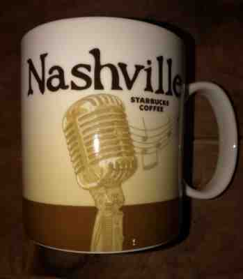 Starbucks 2011 Nashville Collector's Edition Global Icon Series 16 Oz Coffee Mug - Sold on eBay Apr, 20th 2019 for $29.99