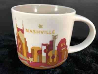  Starbucks 2013 YAH You Are Here Nashville 14oz Coffee Mug Tea Cup EUC - Sold on eBay Apr, 19th 2019 for $15.75