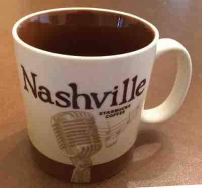 Starbucks Nashville Global Icon Collector Series Mug 16oz 2011 Coffee Music City - Sold on eBay Apr, 19th 2019 for $19.99