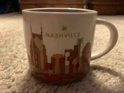NWT Starbucks You Are Here - Nashville - Coffee Tea Mug Cup - Sold on eBay Apr, 11th 2019 for $9.00