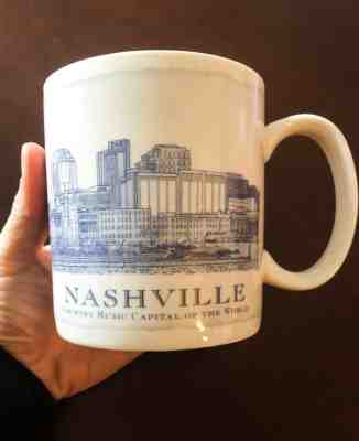 2007 STARBUCKS COFFEE ARCHITECT COLLECTOR SERIES CITY OF NASHVILLE-TN 18 OZ. MUG - Sold on eBay Apr, 6th 2019 for $1.09