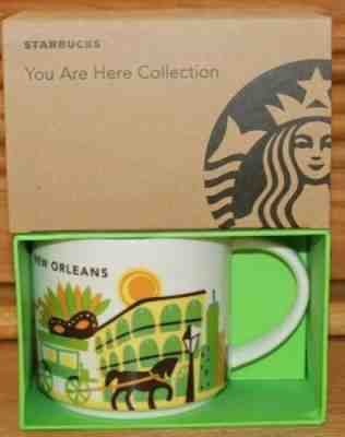 Starbucks NEW ORLEANS City Cup Mug "You Are Here" YAH Collection 14 Oz 2014 - Sold on eBay Apr, 18th 2019 for $29.99