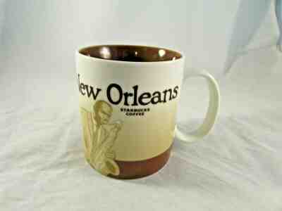 2009 Starbucks NEW ORLEANS Global Icon 16 oz Coffee Mug Cup CITY SERIES JAZZ - Sold on eBay Apr, 14th 2019 for $20.00