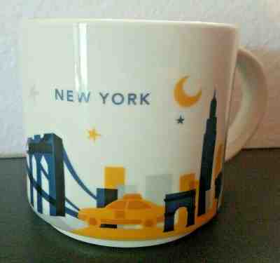 Starbucks New York City NYC You Are Here Collection Coffee Cup Mug 2014 YAH - Sold on eBay Apr, 21st 2019 for $12.57