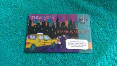 STARBUCKS 2010 1st-Ever NEW YORK City Gift Card The Taxi Card MINT Condition - Sold on eBay Mar, 26th 2019 for $11.12