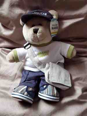 NEW Starbucks City Bear 2007 Orange County Bearista Messenger Local Vintage_ - Sold on eBay Apr, 21st 2019 for $15.94