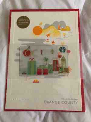 Starbucks 2016 Christmas Holiday OC Orange County City Card Limited Edition - Sold on eBay Apr, 18th 2019 for $9.00