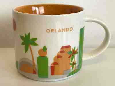 Starbucks 2013 Orlando Florida YAH Mug You Are Here Used Excellent - Sold on eBay Apr, 10th 2019 for $9.99