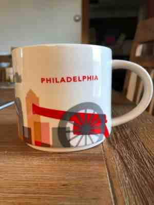 Starbucks You Are Here Mug Cup Philadelphia 14oz Brand New - Sold on eBay Apr, 12th 2019 for $10.00