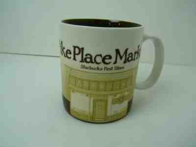 STARBUCKS PIKE PLACE MARKET First Store 16 oz Coffee Cup Mug 2008 - Sold on eBay Apr, 17th 2019 for $15.99