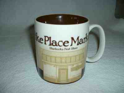 STARBUCKS PIKE PLACE MARKET First Store 16 oz Coffee Cup Mug 2012 - Sold on eBay Apr, 14th 2019 for $22.99