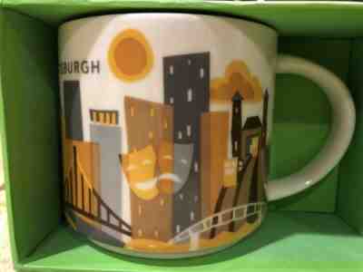 STARBUCKS PITTSBURGH You Are Here NWT mug 14 oz. - Sold on eBay Apr, 3rd 2019 for $29.99