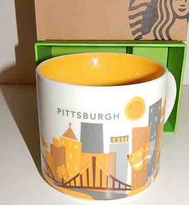 Starbucks Pittsburgh YOU ARE HERE Coffee Tea Mug NEW in Box YAH Ceramic - Sold on eBay Mar, 30th 2019 for $19.99
