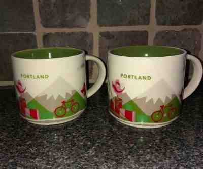 Starbucks You Are Here Collection 2012 Mug Portland Oregon 14 Oz - Sold on eBay Apr, 20th 2019 for $14.00