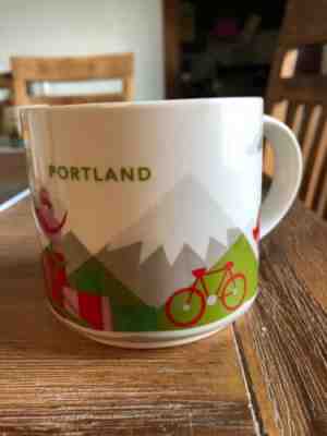 Starbucks Portland coffee cup mug You Are Here collection 14 oz cup 2015 - Sold on eBay Apr, 19th 2019 for $8.00