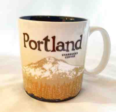 Starbucks Coffee Mug Global Icon Portland 2009 Collector Series 16oz  - Sold on eBay Apr, 18th 2019 for $11.00