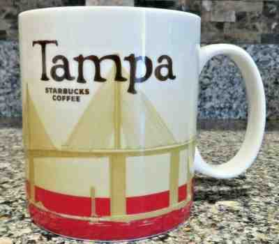 NEW 2011 Starbucks Tampa Global City Icon Collector Series Coffee Tea Mug Cup - Sold on eBay Apr, 18th 2019 for $29.50