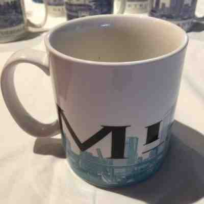 14 Starbucks Mugs Skyline And Architect Series - MIAMI Tampa Dallas Houston Etc. - Sold on eBay Mar, 25th 2019 for $100.00