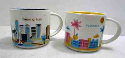 Starbucks Mugs You Are Here Florida Twin Cities  - Sold on eBay Apr, 17th 2019 for $9.99