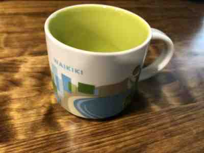 Starbucks Waikiki You Are Here 14 oz Coffee Tea Ceramic Mug Cup Oahu Hawaii  - Sold on eBay Apr, 1st 2019 for $9.60