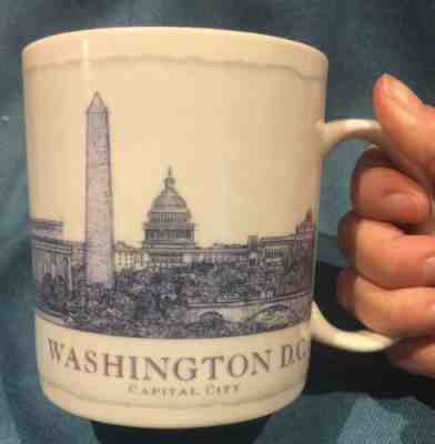 Starbucks Architect Series Collector's Mug White/Blue 18oz 2008 Washington DC - Sold on eBay Apr, 20th 2019 for $0.99