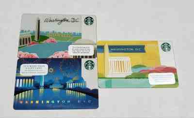 Starbucks "Washington DC" Gift Cards...Never Swiped, Pin Intact - Sold on eBay Apr, 18th 2019 for $7.50