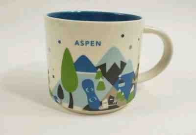 ASPEN COLORADO Starbucks Mug Yellow - You Are Here YAH Collection Series - Sold on eBay Apr, 17th 2019 for $6.75