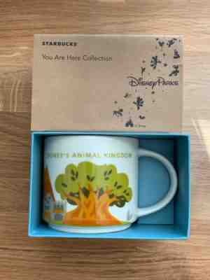 DISNEY'S ANIMAL KINGDOM Starbucks Mug - You Are Here YAH Collection BOXED NEW - Sold on eBay Mar, 31st 2019 for $25.00