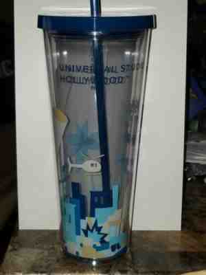 Starbucks Universal Studios Hollywood 24 oz Acrylic Tumbler Cup with Straw New - Sold on eBay Apr, 19th 2019 for $29.99