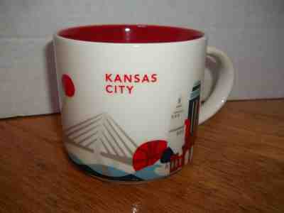 Starbucks Kansas City Mug You are here collection coffee cup 14 ounce - Sold on eBay Mar, 28th 2019 for $12.00