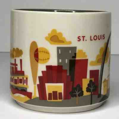 Starbucks You Are Here St Louis MO Missouri 14 oz Coffee Mug Cup - Sold on eBay Apr, 20th 2019 for $16.98
