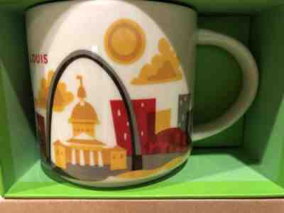 Brand New Retired Starbucks You Are Here Mug St. Louis Rare - Sold on eBay Apr, 17th 2019 for $16.00