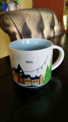 STARBUCKS MUG You Are Here Collection VAIL 14 oz. 2013 Coffee City Skyline Cup - Sold on eBay Apr, 18th 2019 for $5.00