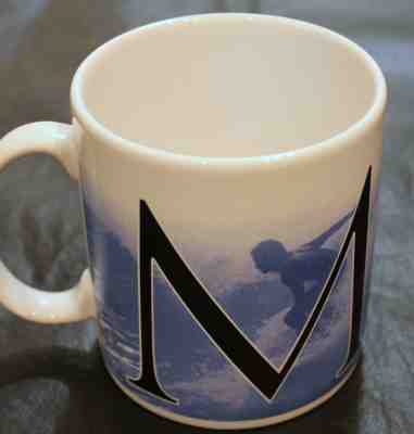 Starbucks Maui White Blue Surfer Coffee Mug 2007 City Collector Cup - Sold on eBay Mar, 30th 2019 for $20.00