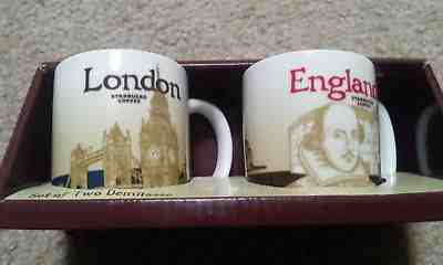 STARBUCKS ~ London & England Demitasse Mug (NEW) ~ 3oz NWT - Sold on eBay Apr, 18th 2019 for $19.99