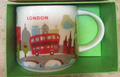 Discount! Starbucks London Mug YAH Britain You Are Here England Display Sample - Sold on eBay Apr, 17th 2019 for $34.99